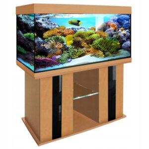 szafka pod akwarium 100x50x60 prosta półka z szybą kolory