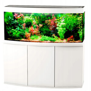 szafka pod akwarium 120x40x60 profil 3d biała
