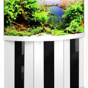 szafka pod akwarium narożna 70x70x70 szyba biała