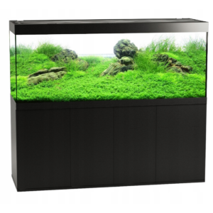 szafka pod akwarium 150x50x80 prosta 4D czarna