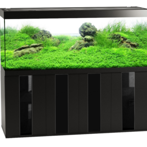 szafka pod akwarium 150x50x80 prosta 4D szyba czarna