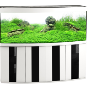szafka pod akwarium 150x50x60 profil 4D szyba biała
