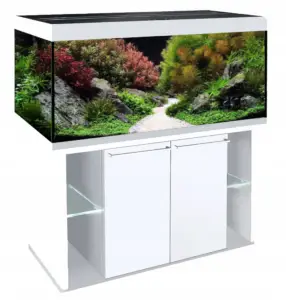 SZAFKA POD AKWARIUM 100x40x60 PROSTA BIAŁA +MATA 3p sz b2