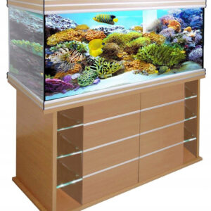 szafka pod akwarium 100x40x80 prosta 3 półkis zklane kolory