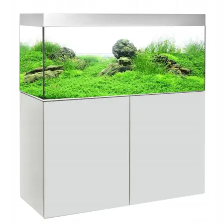80x35x60 prosta 2D Szafka pod akwarium 80x35x60 cm prosta biała matowa z matą