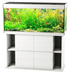 SZAFKA POD AKWARIUM 100x40x60 PROSTA BIAŁA +MATA p b