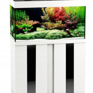 szafka pod akwarium 80x35x70 prosta pasek pionowy z szybą