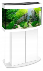 SZAFKA POD AKWARIUM 80x35x70 PROFIL BIAŁA +MATA piony boczne b