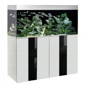 Szafka pod akwarium 80x35x70 prosta 2D z szybą