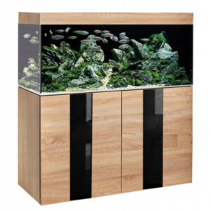 szafka pod akwarium 80x35x70 prosta 2D z szybą kolory