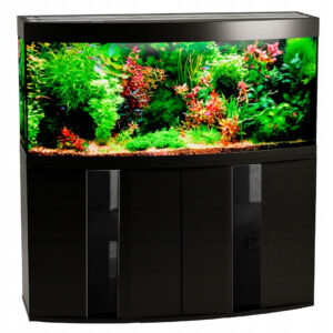 szafka pod akwarium 80x35x70 profil 2D z dzybą czarna
