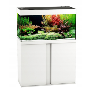 szafka pod akwarium 80x35x60 prosta pasek biaŁa